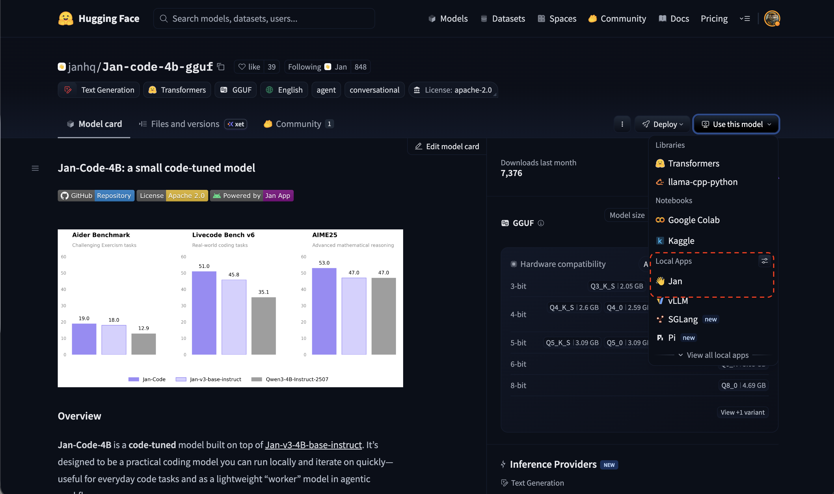 Use this model in Jan from HuggingFace