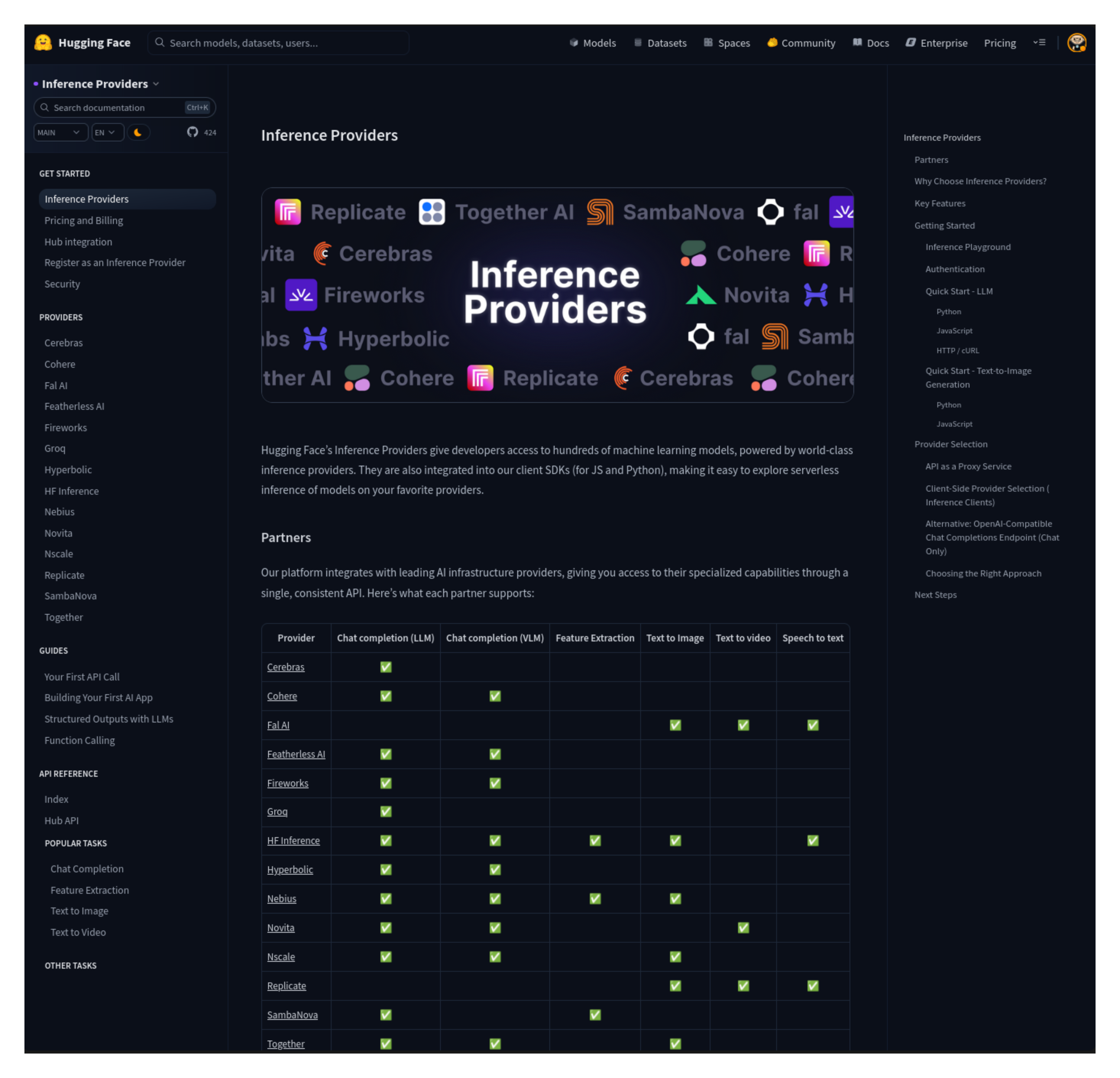 HuggingFace Inference Providers