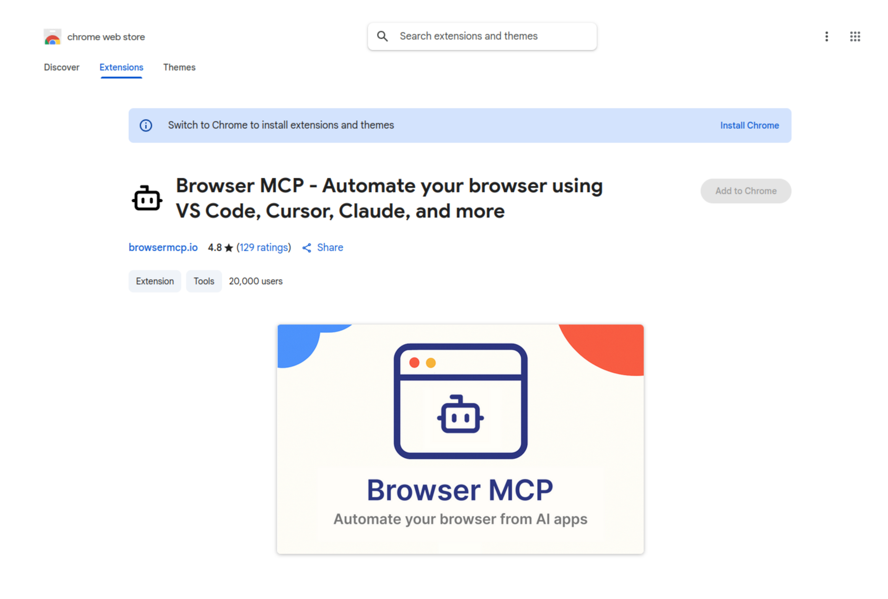 Browser MCP Extension